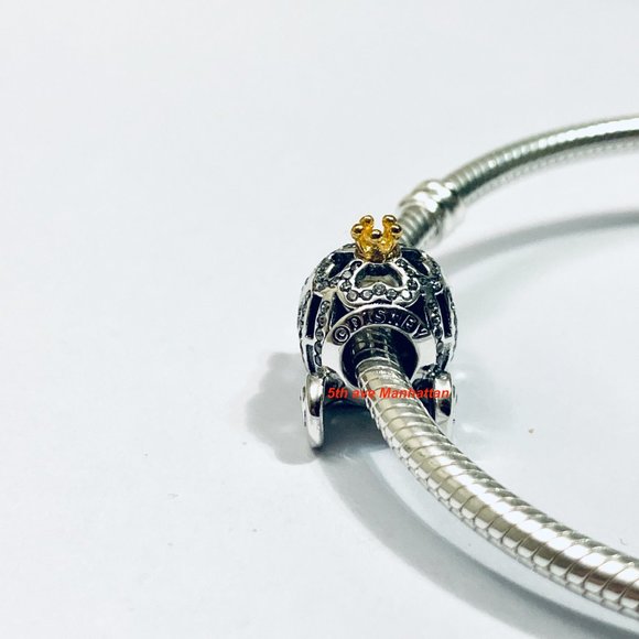 Pandora Charm CINDERELLA's PUMKIN Coach Disney - Picture 11 of 12
